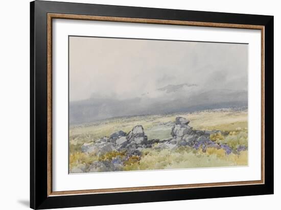 Grimspound, Dartmoor (Showing the Main Entrance from the South) , C.1895-96-Frederick John Widgery-Framed Giclee Print