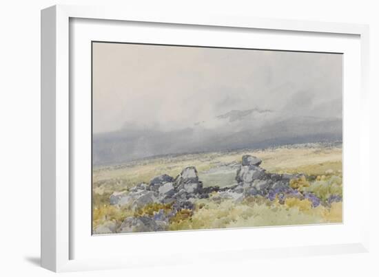 Grimspound, Dartmoor (Showing the Main Entrance from the South) , C.1895-96-Frederick John Widgery-Framed Giclee Print