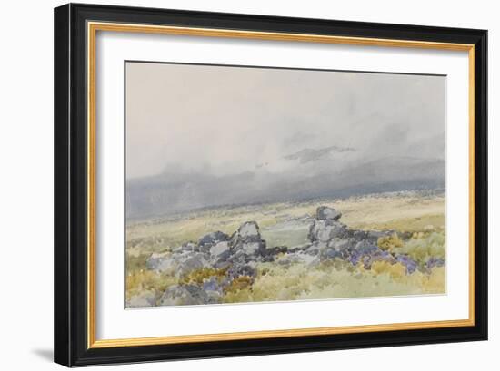 Grimspound, Dartmoor (Showing the Main Entrance from the South) , C.1895-96-Frederick John Widgery-Framed Giclee Print