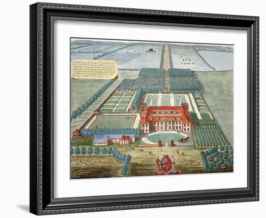 Grimsthorp in the County of Lincoln engraved by Johannes Kip-Leonard Knyff-Framed Giclee Print