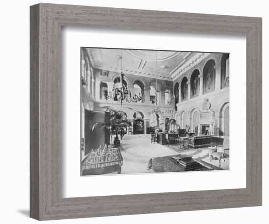 'Grimsthorpe Castle, Lincolnshire - The Earl of Ancaster', 1910-Unknown-Framed Photographic Print