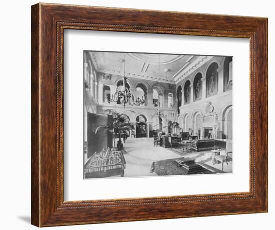 'Grimsthorpe Castle, Lincolnshire - The Earl of Ancaster', 1910-Unknown-Framed Photographic Print