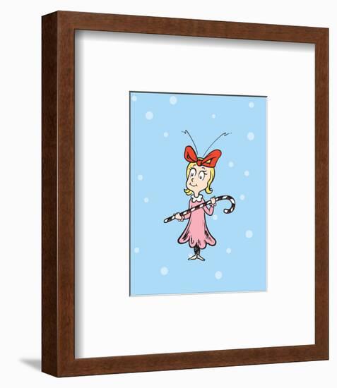 Grinch Collection I - Cindy-Lou Who (snow)-Theodor (Dr. Seuss) Geisel-Framed Art Print