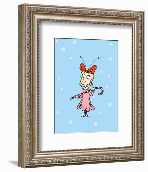 Grinch Collection I - Cindy-Lou Who (snow)-Theodor (Dr. Seuss) Geisel-Framed Art Print