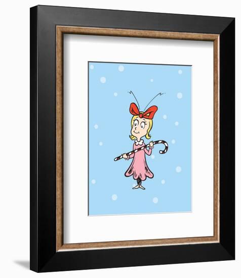 Grinch Collection I - Cindy-Lou Who (snow)-Theodor (Dr. Seuss) Geisel-Framed Art Print