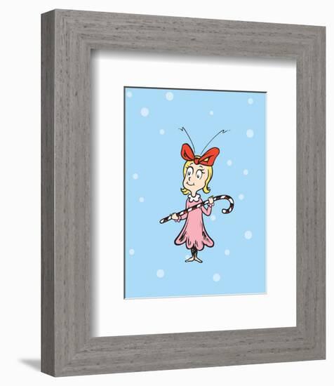 Grinch Collection I - Cindy-Lou Who (snow)-Theodor (Dr. Seuss) Geisel-Framed Art Print