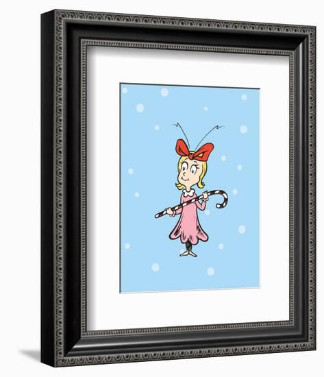 Grinch Collection I - Cindy-Lou Who (snow)-Theodor (Dr. Seuss) Geisel-Framed Art Print