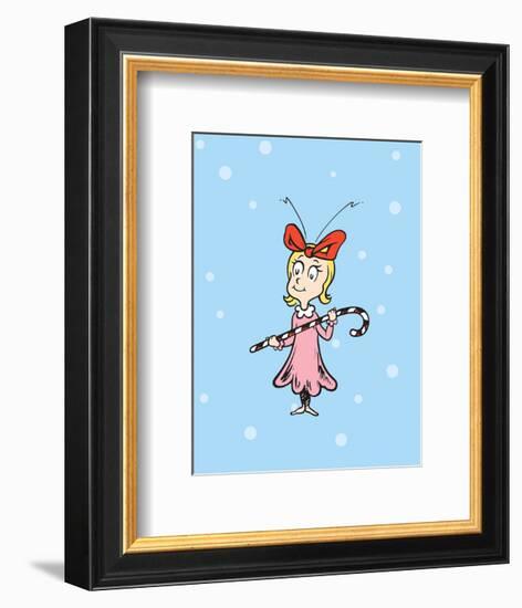 Grinch Collection I - Cindy-Lou Who (snow)-Theodor (Dr. Seuss) Geisel-Framed Art Print