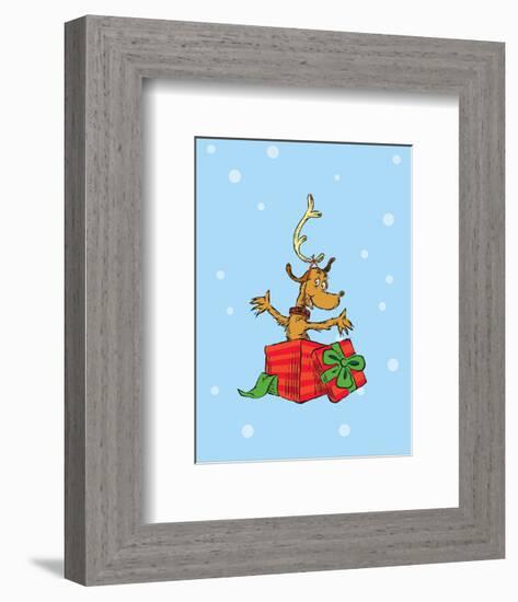 Grinch Collection IV - Max (snow)-Theodor (Dr. Seuss) Geisel-Framed Art Print