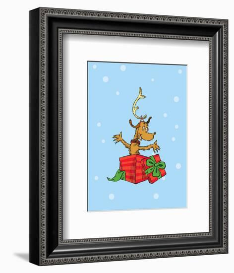 Grinch Collection IV - Max (snow)-Theodor (Dr. Seuss) Geisel-Framed Art Print