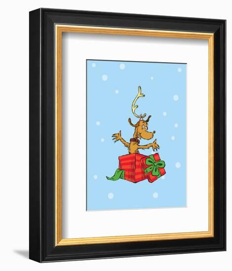 Grinch Collection IV - Max (snow)-Theodor (Dr. Seuss) Geisel-Framed Art Print