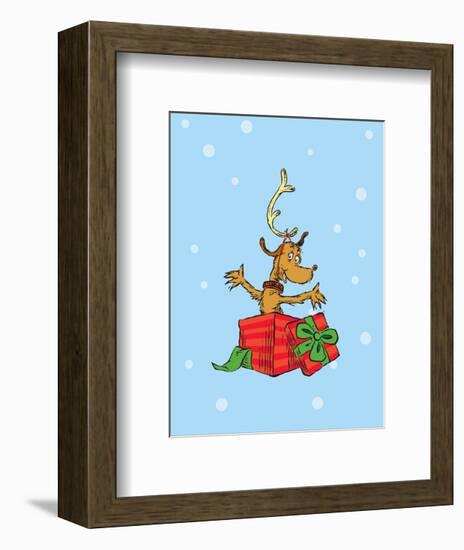 Grinch Collection IV - Max (snow)-Theodor (Dr. Seuss) Geisel-Framed Art Print