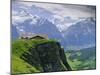 Grindelwald and North Face of the Eiger Mountain, Swiss Alps, Switzerland-Gavin Hellier-Mounted Photographic Print