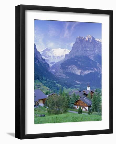 Grindelwald and the North Face of the Eiger, Jungfrau Region, Switzerland-Gavin Hellier-Framed Photographic Print