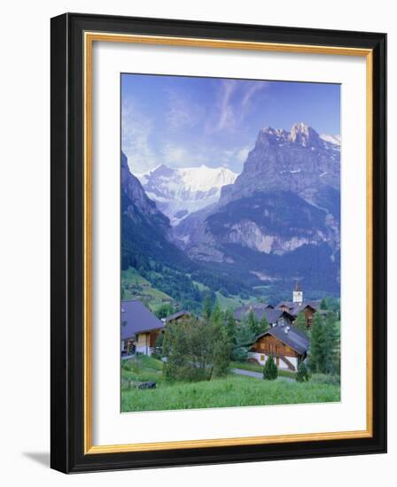 Grindelwald and the North Face of the Eiger, Jungfrau Region, Switzerland-Gavin Hellier-Framed Photographic Print