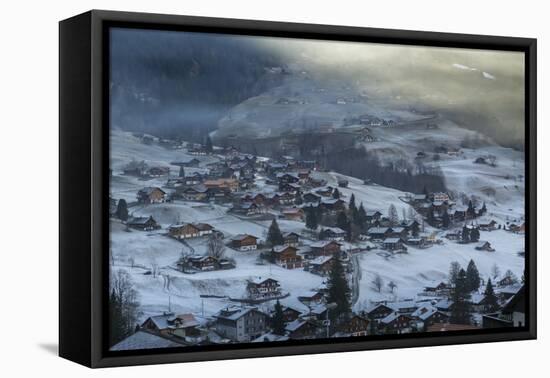 Grindelwald, Jungfrau region, Bernese Oberland, Swiss Alps, Switzerland, Europe-Frank Fell-Framed Premier Image Canvas