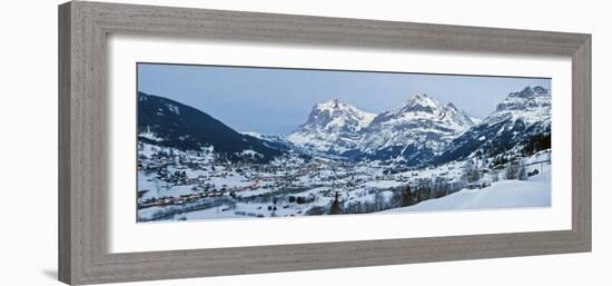 Grindelwald, Wetterhorn Mountain, 3692M, Jungfrau Region, Bernese Oberland-Gavin Hellier-Framed Photographic Print