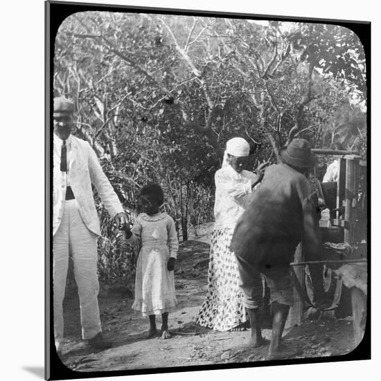 Grinding Sugar Cane, Brazil, Late 19th or Early 20th Century-null-Mounted Photographic Print