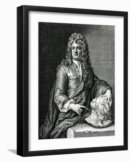 Grinling Gibbons, Chambar-T Chambars-Framed Art Print