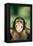 Grinning Chimpanzee-DLILLC-Framed Premier Image Canvas