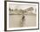 Grinning Cyclist Tries to Get His Glider Airborne at the Parc des Princes Stadium Paris-null-Framed Photographic Print