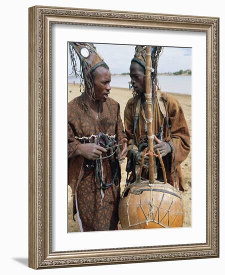 Griots, Traditional Musicians, Sofara, Mali, Africa-Bruno Morandi-Framed Photographic Print