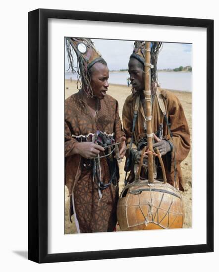 Griots, Traditional Musicians, Sofara, Mali, Africa-Bruno Morandi-Framed Photographic Print