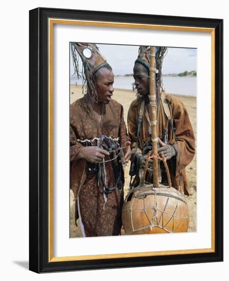 Griots, Traditional Musicians, Sofara, Mali, Africa-Bruno Morandi-Framed Photographic Print