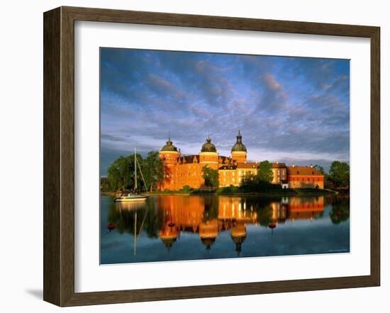 Gripsholm Castle, Mariefred, Sormland, Sweden-Steve Vidler-Framed Photographic Print