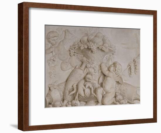 Grisaille en trompe-l'oeil imitant un bas-relief (d'une série de six), dessus de porte-Piat Joseph Sauvage-Framed Giclee Print