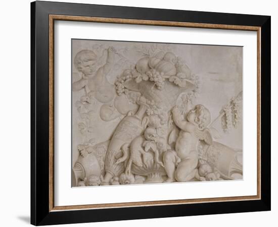 Grisaille en trompe-l'oeil imitant un bas-relief (d'une série de six), dessus de porte-Piat Joseph Sauvage-Framed Giclee Print