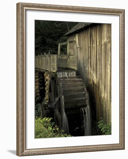 Grist mill, Cades Cove, Great Smoky Mountains National Park, Tennessee, USA-Adam Jones-Framed Photographic Print