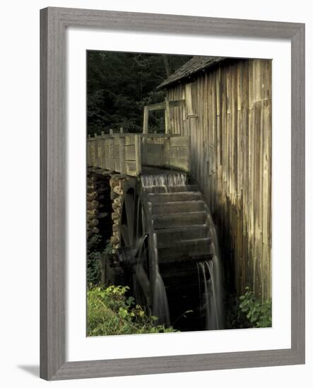 Grist mill, Cades Cove, Great Smoky Mountains National Park, Tennessee, USA-Adam Jones-Framed Photographic Print