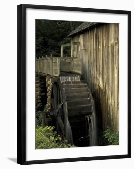 Grist mill, Cades Cove, Great Smoky Mountains National Park, Tennessee, USA-Adam Jones-Framed Photographic Print