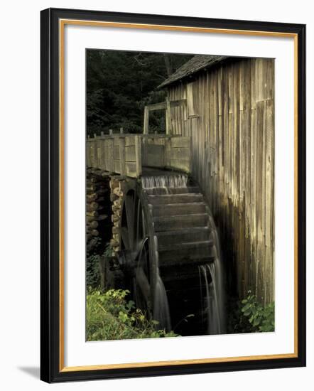 Grist mill, Cades Cove, Great Smoky Mountains National Park, Tennessee, USA-Adam Jones-Framed Photographic Print