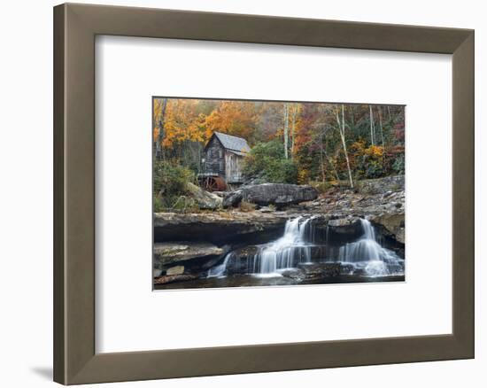 Grist Mill on GladeCreek at Babcock State Park, West Virginia, USA-Chuck Haney-Framed Photographic Print