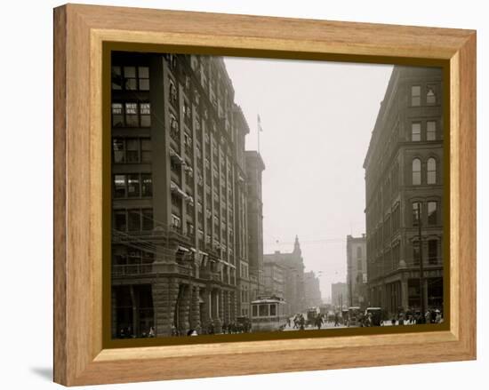 Griswold St., Detroit, Mich.-null-Framed Stretched Canvas