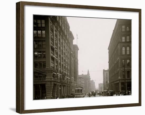 Griswold St., Detroit, Mich.-null-Framed Photo