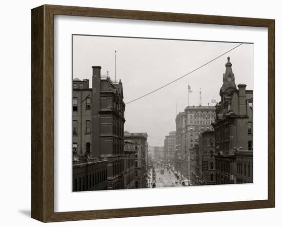 Griswold Street, Detroit, Mich.-null-Framed Photo