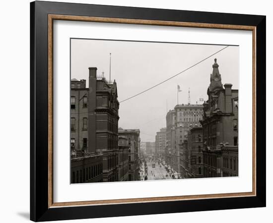 Griswold Street, Detroit, Mich.-null-Framed Photo