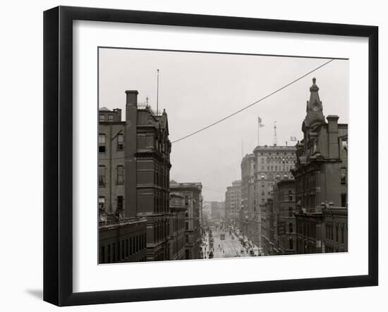 Griswold Street, Detroit, Mich.-null-Framed Photo