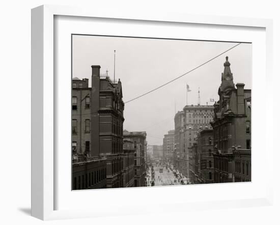 Griswold Street, Detroit, Mich.-null-Framed Photo