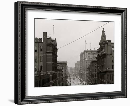 Griswold Street, Detroit, Mich.-null-Framed Photo