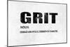 Grit-Jamie MacDowell-Mounted Art Print