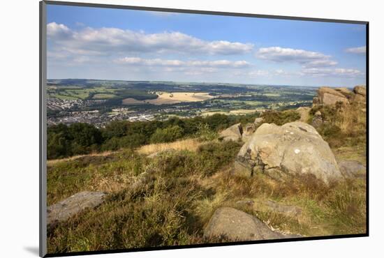 Gritstone Rocks at the Surprise View Overlooking Otley from the Chevin-Mark Sunderland-Mounted Photographic Print