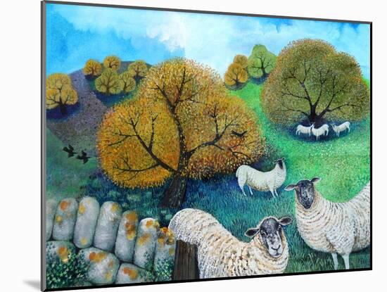 Gritstones, 2020, (acrylics on canvas)-Lisa Graa Jensen-Mounted Giclee Print