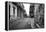 Gritty Black And White Image Of An Old Street In Havana-Kamira-Framed Premier Image Canvas