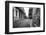 Gritty Black And White Image Of An Old Street In Havana-Kamira-Framed Photographic Print