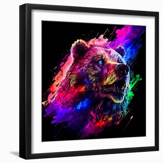 Grizzly 2-null-Framed Art Print