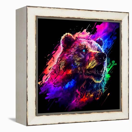 Grizzly 2-null-Framed Stretched Canvas